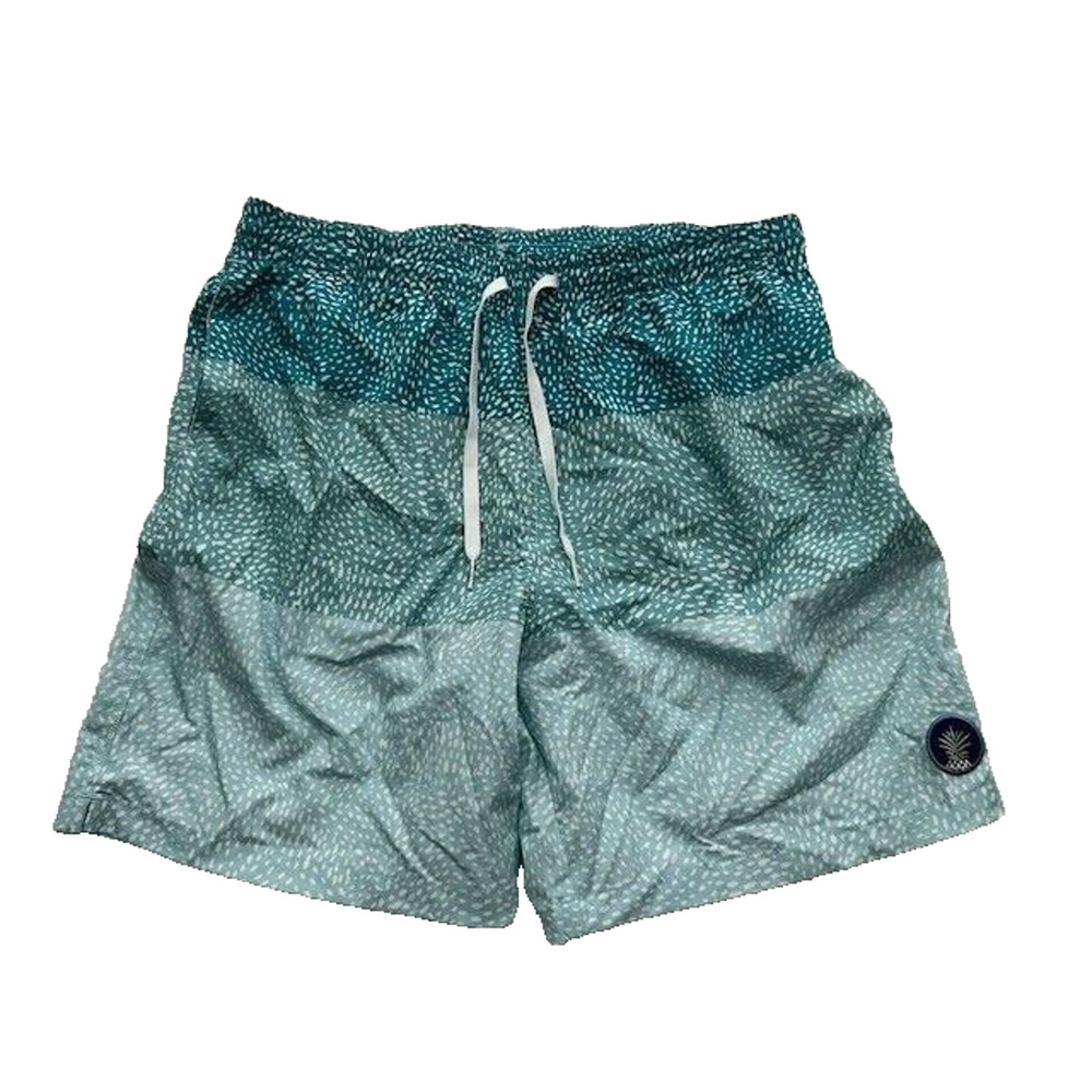 Chubbies The Whale Sharks 7" Classic Swim Trunks Stripe Spots Drawstring Blue XL